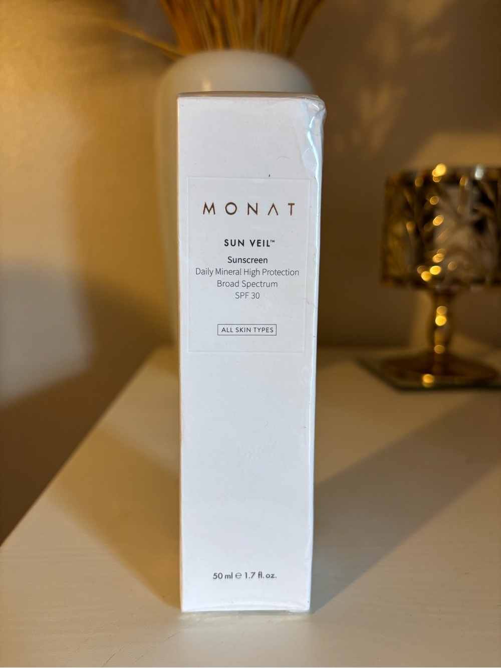 MONAT Sun Veil Daily Mineral Sunscreen SPF 30 - White